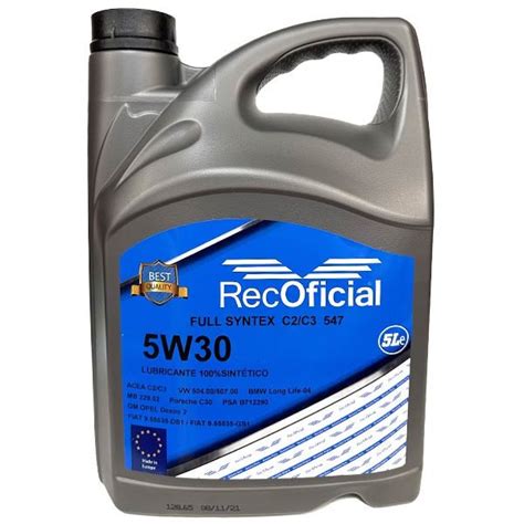 RecOficial 5w30 Full Syntex C3 Mejor Precio