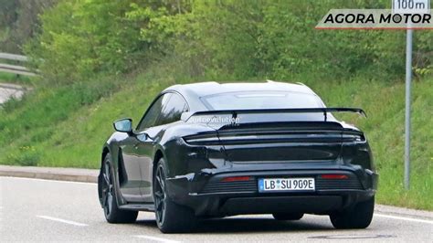 Novo Flagra Do Porsche Taycan Turbo GT Revela Mais Detalhes Do Modelo