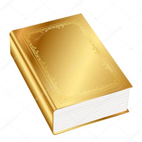 Vector illustration of gold book — Stock Vector © yuliaglam #20505749