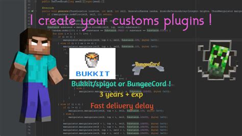 Create Your Minecraft Plugin Bukkit Or Bungeecord By Gigzay Fiverr