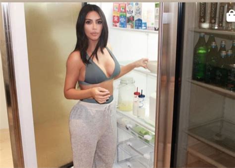 Kim Kardashian Shows The World Whats In Her Fridge After People Accuse