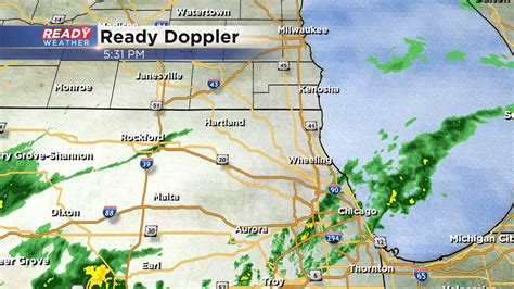 Sam Kuffel On Twitter Light Showers Pushing Through The Chicago Area