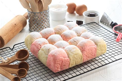 Fresh Baked Japanese Soft And Fluffy Bun Bread Popular As Hokaido Milk