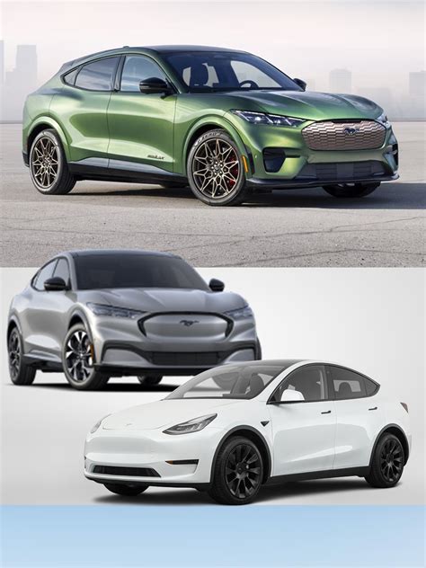 Ford Mustang Mach E Vs Tesla Model Y Price Features Performance