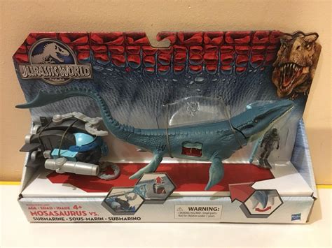 Jurassic World Mosasaurus Vs Submarine Pack Park Dino Vehicle Pack Hasbro 1922759230