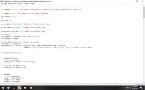 Python Program To Scientific Calculator Using Python Tkinter Kashipara