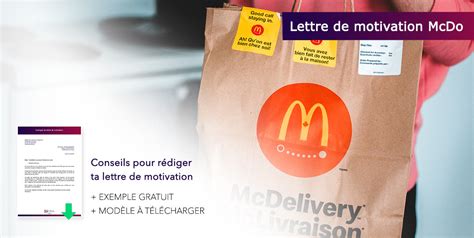 Lettre De Motivation Mcdonald S Mcdo Exemple Gratuit