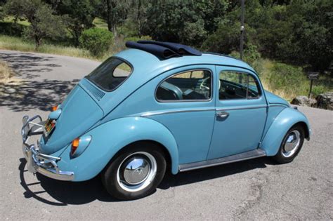 Volkswagen Ragtop Sunroof Bug Original California Classic