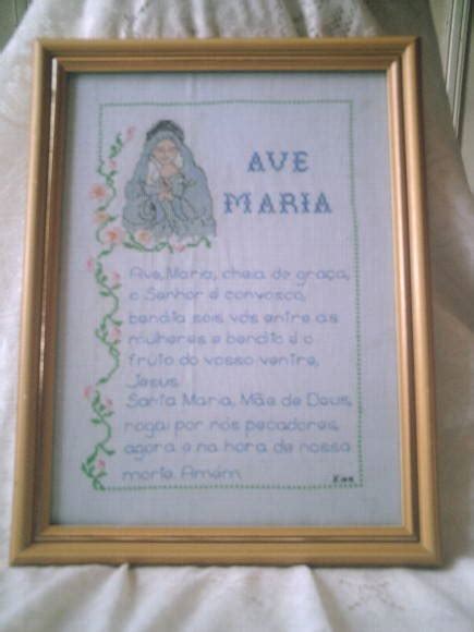 Quadro Ave Maria Elo7