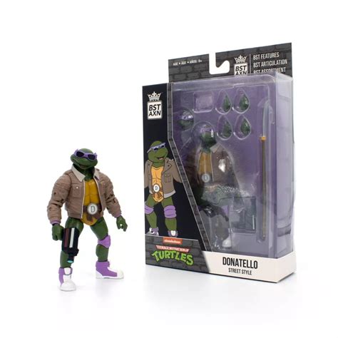 Donatello Street Style Figurka 13 Cm Wojownicze Żółwie Ninja Bst Axn