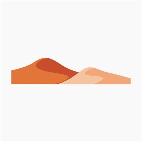 Premium Vector Desert Landscape Illustration