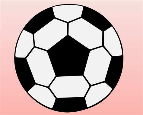 Soccer Ball SVG Soccer Ball Cut File Dxf Pngeps Svg Etsy