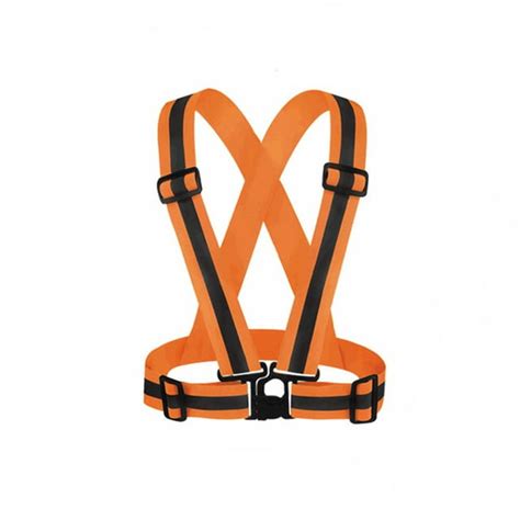 Adjustable Safety Security High Visibility Reflective Vest Elastic