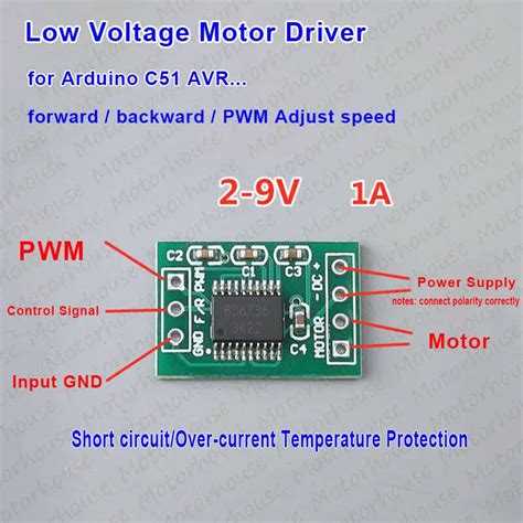 Micro DC Motor 3 3 V 5v Fahrer PCB Board Modul PWM Speed Controller