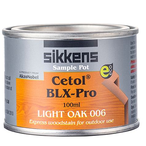 Sikkens Cetol Blx Pro 100ml Light Oak Timber Stain Bunnings Warehouse