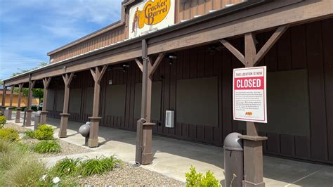 Cracker Barrel Closes Sacramento Restaurant