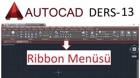 Autocad Ders Ribbon Men S N A P Kapatmak St Men Y A P