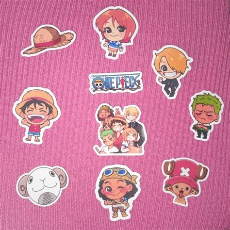 Kit Stickers Adesivos One Piece Live Action Op Anime Shopee Brasil