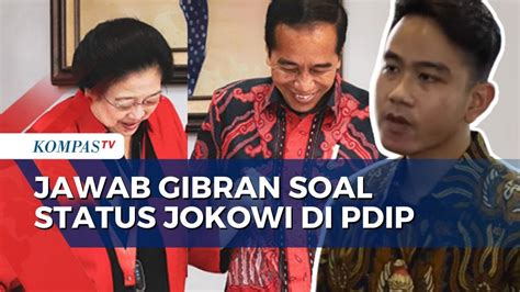 Status Jokowi Di Pdip Dipertanyakan Gibran Tanya Ke Pdip Jangan Saya