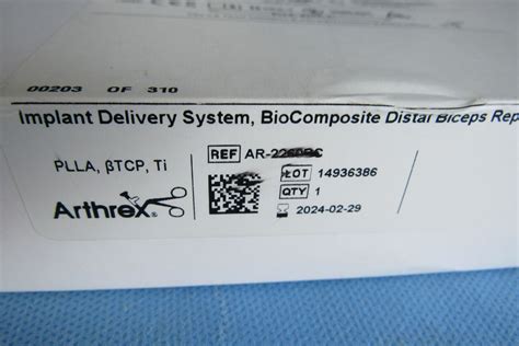 New Arthrex Ref Ar Bc Implant Delivery System Biocomposite Distal