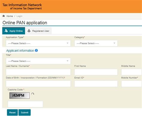 How To Apply Pan Card Online Utiitsl Templates Sample Printables