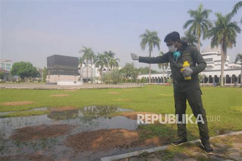 Pengasapan Asrama Haji Embarkasi Pondok Gede Republika Online