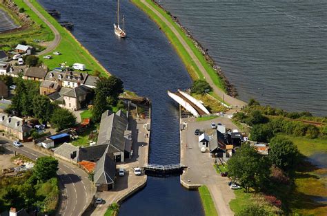 River Ness Railroad Swing Bridge in Clachnaharry, SC, United Kingdom ...