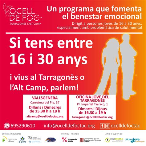 Ocell De Foc Del Tarragon S I L Alt Camp Pel Benestar Emocional Dels