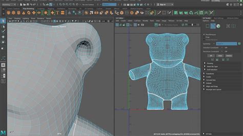 Tutorial Creación Mapas UV Maya 2018 UV Maps YouTube