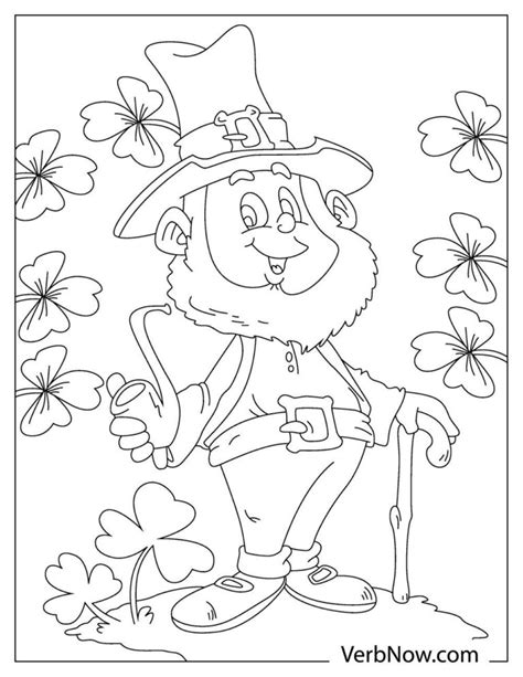 Free LEPRECHAUN Coloring Pages for Download (Printable PDF)