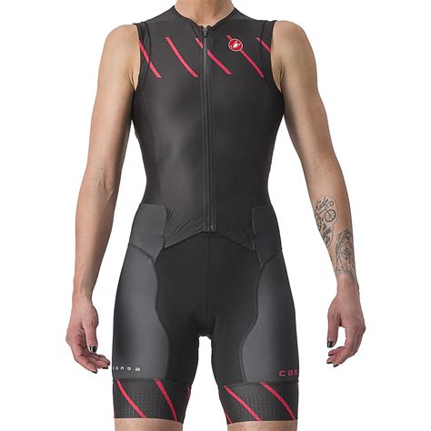 Castelli Mono Ciclismo Manga Corta Mujer Free Sanremo 2 Black