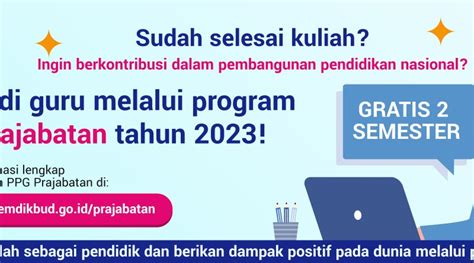 Yuk Jadi Guru Melalui Program PPG Prajabatan 2023 Universitas