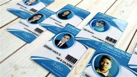 Id Card Pegawai Perusahaan Contoh Kartu Id Card Pt