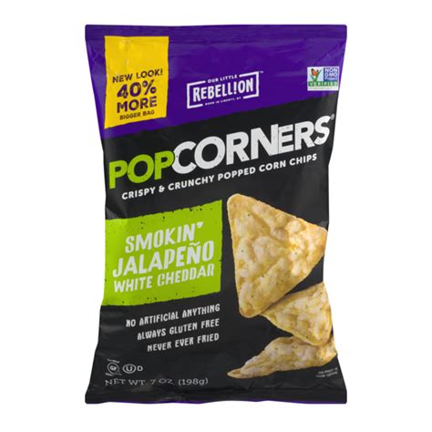 Popcorners Jalapeno Cheddar Popped Corn Snack 7 Oz From Wegmans