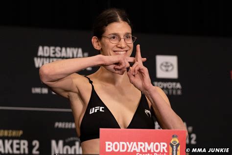 Roxanne Modafferi UFC 271 official weigh ins | MMA Junkie