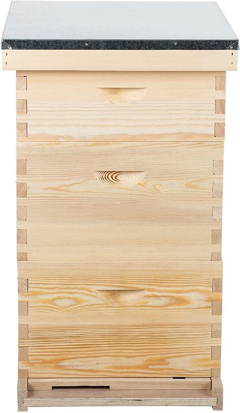 Letra Bee Hive 3 Layer Bees House Beekeeping Box With 10 Medium And20