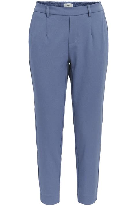 Objlisa Slim Pant Noos 23029728 Object Broek Bijou Blue