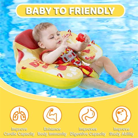 Mambobaby Flotador De Piscina Para Beb Con Toldo Y Cola Mambobaby