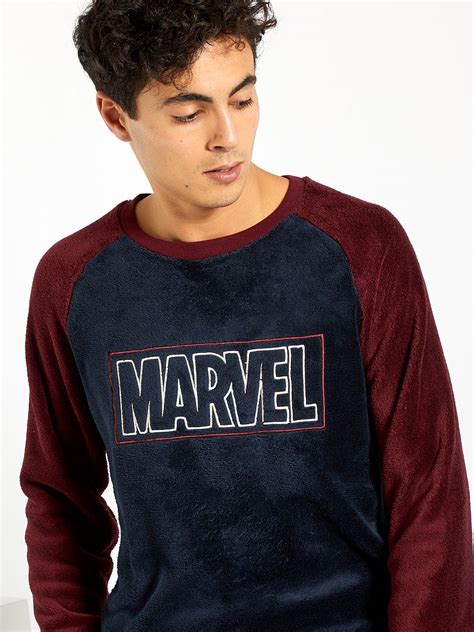 Pyjama Van Fleece Tricot Marvel BLAUW Kiabi 22 00