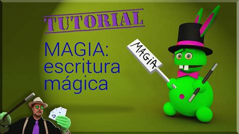 Paleta De Escritura M Gica Tutorial Tutorial Writing Magic Paddle