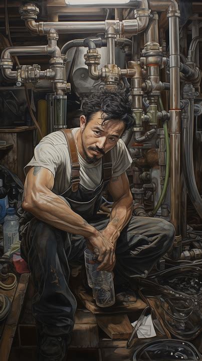 Download Ai Generated Man Plumber Royalty Free Stock Illustration Image