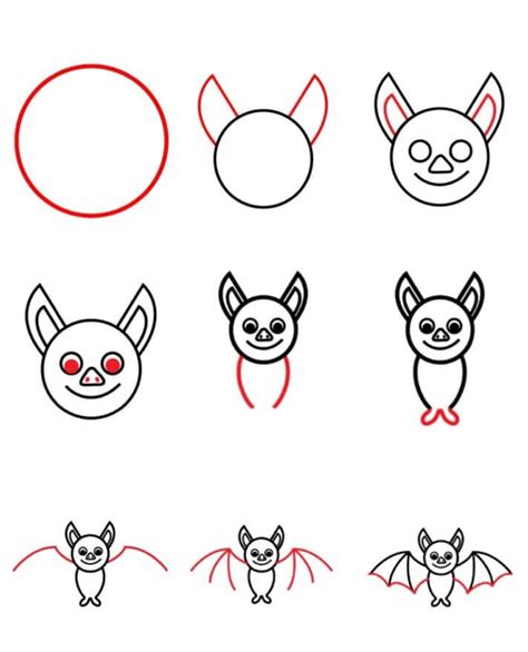 Comment Dessiner Dessiner Des Chauves Souris Simples Dessin Facile