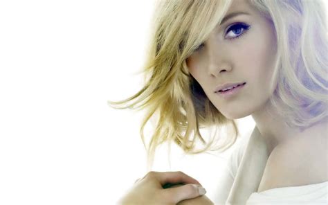 Delta Goodrem Blonde Hair Portrait Wallpaper WallpapersOK