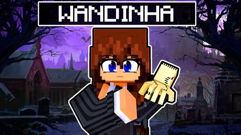 VIREI A WANDINHA POR 24 HORAS No Minecraft Miika YouTube