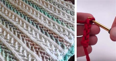 How To Crochet The Arrow Stitch Following An Easy Video Tutorial Artofit