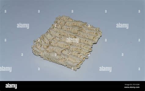 Dry Instant Noodles Isolated On White Background Stock Photo Alamy