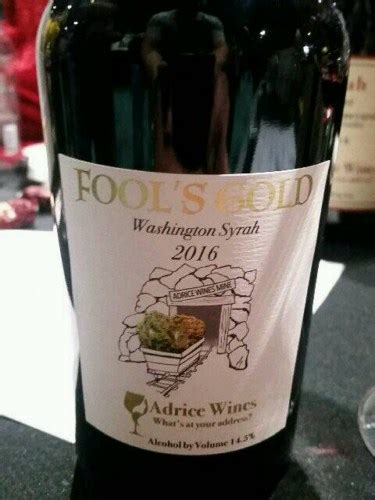 Adrice Fool S Gold Syrah Vivino United States