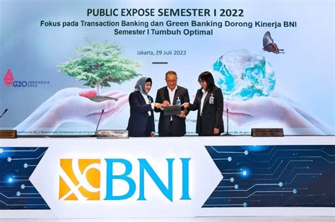 Meroket Laba Bersih BNI Tumbuh 75 1 Persen Di Semester I 2022