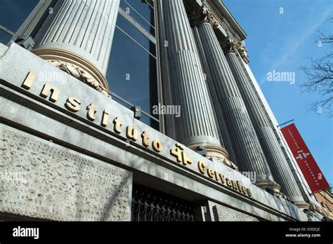 Instituto Cervantes, Madrid, Spain Stock Photo - Alamy