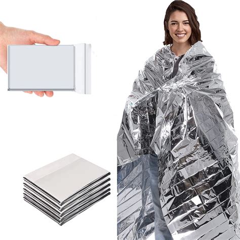 Sensch Survival Emergency Mylar Thermal Blanket Foil Space Blanket Body Warmer Blanket For